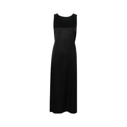 Side-Slit Sleeveless Midi Dress