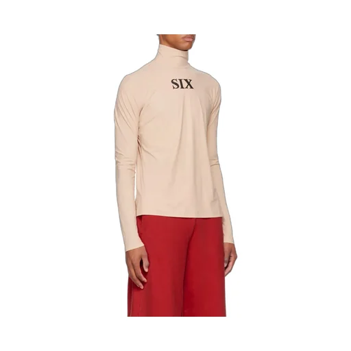 Logo High-Neck Long-Sleeved T-Shirt
