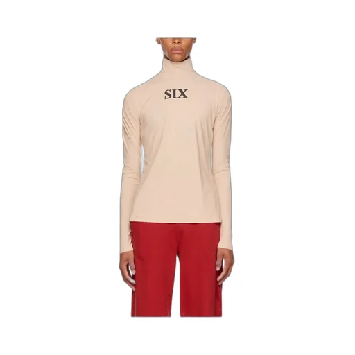 Logo High-Neck Long-Sleeved T-Shirt
