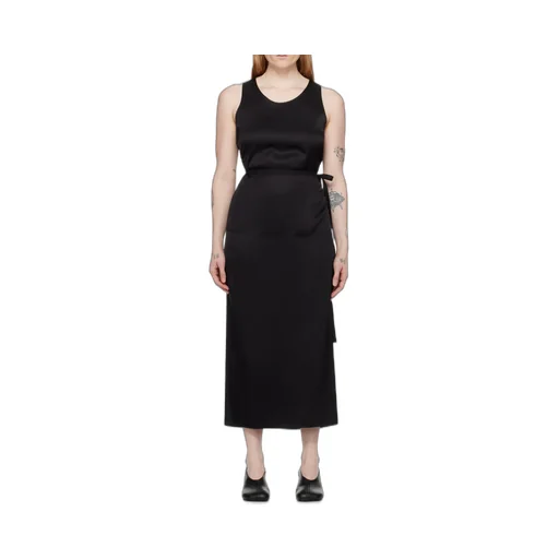 Side-Slit Sleeveless Midi Dress