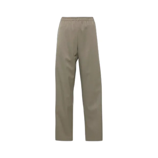 Side Striped Elastic Waist Trousers