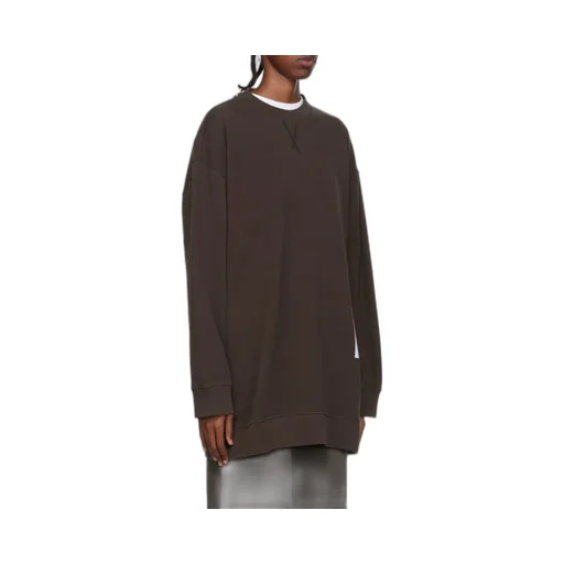 Slouchy Care Label Patch Sweatshirt