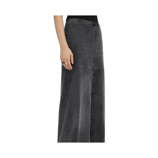 Long Denim Skirt