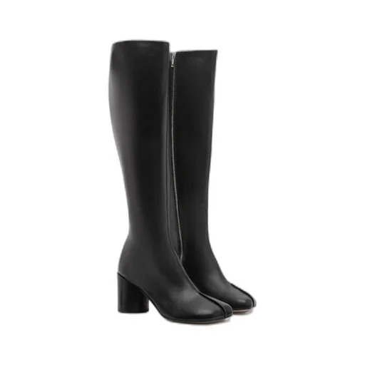 Slip On Knee-High Boots
