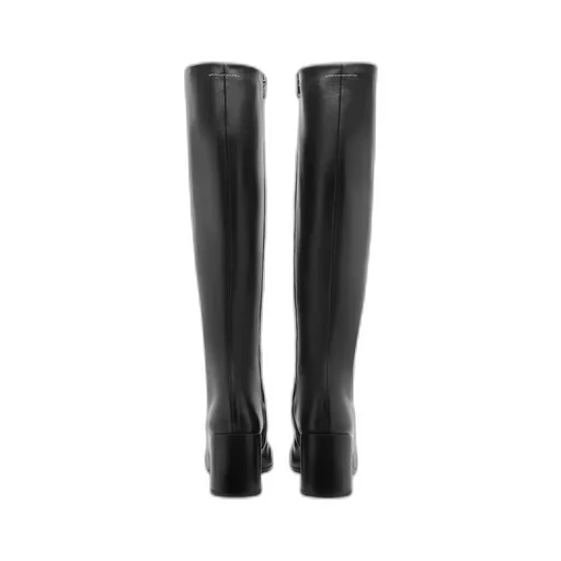 Slip On Knee-High Boots
