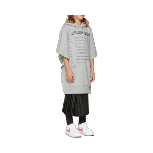Logo Print Sleeveless Hoodie