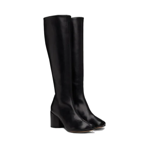 Slip On Knee-High Boots