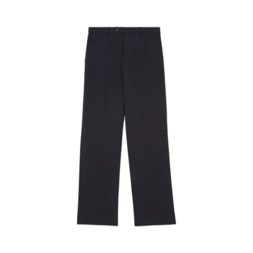 Straight-Fit Tailored Trousers