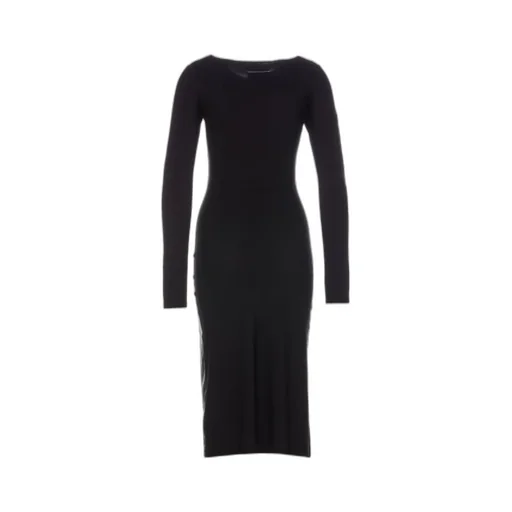 Faux Leather Midi Dress