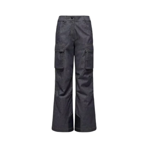 Padded Denim Ski Trousers