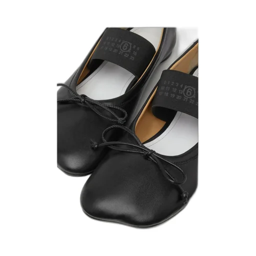 Anatomic Numbers-Motif Bow-Detailed Ballerinas