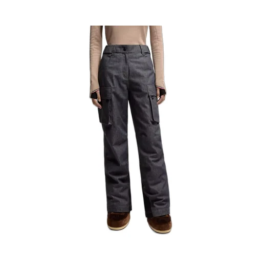Padded Denim Ski Trousers