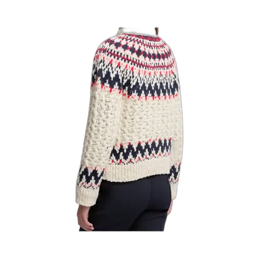 Grenoble Geometric Jacquard Crewneck Jumper