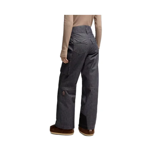 Padded Denim Ski Trousers