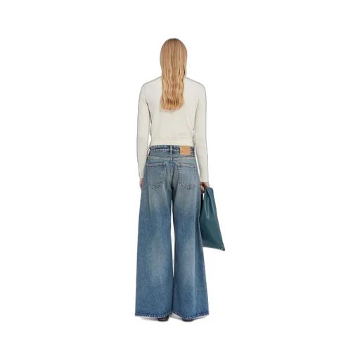Low-Rise Wide-Leg Jeans
