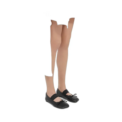 Anatomic Numbers-Motif Bow-Detailed Ballerinas