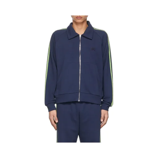 Side Stripe Panel Casual Jacket
