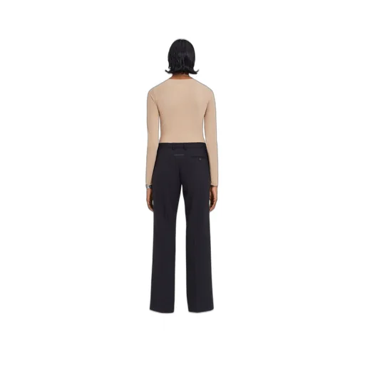 Straight-Fit Tailored Trousers