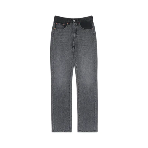 Logo Patch Slim Cut Jeans