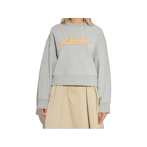 Logo Embroidered Crewneck Sweatshirt