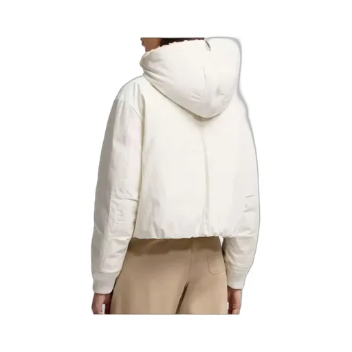 Nisiro Teddy-Trimmed Hooded Short Down Jacket