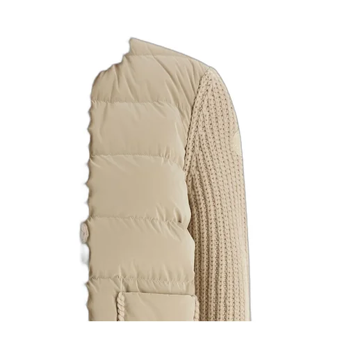 Zip-Up Padded Cardigan
