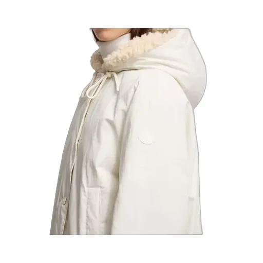 Nisiro Teddy-Trimmed Hooded Short Down Jacket