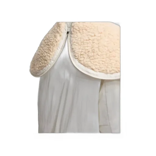 Nisiro Teddy-Trimmed Hooded Short Down Jacket
