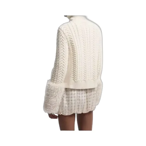 Zip-Up High Neck Cardigan