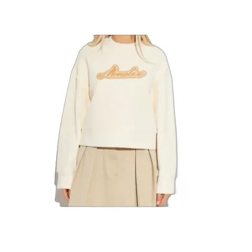 Logo Embroidered Crewneck Sweatshirt