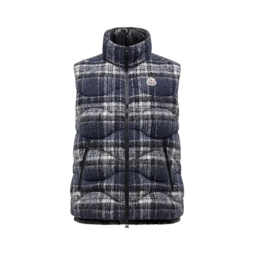 Sfakia Geometric-Quilted Wool Down Vest