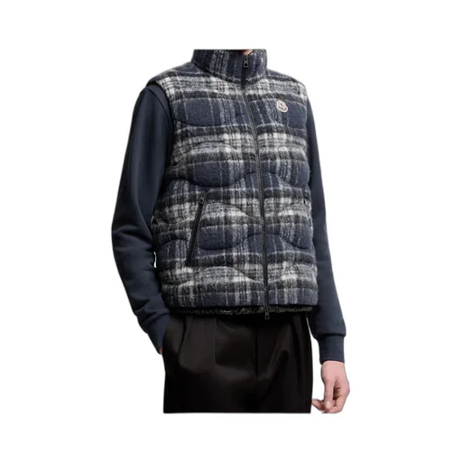 Sfakia Geometric-Quilted Wool Down Vest