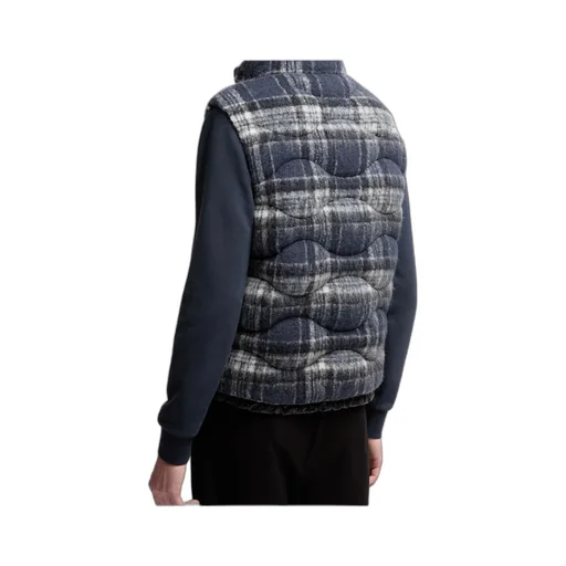 Sfakia Geometric-Quilted Wool Down Vest