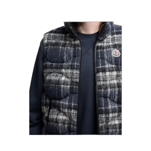 Sfakia Geometric-Quilted Wool Down Vest