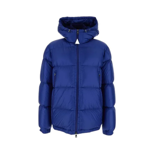 Logo Patch Hooded Puffer Jacket