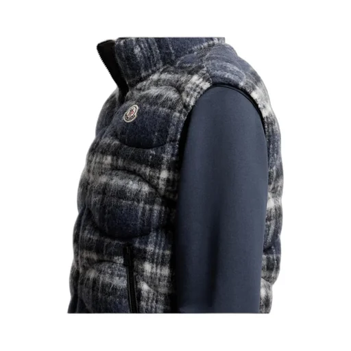 Sfakia Geometric-Quilted Wool Down Vest