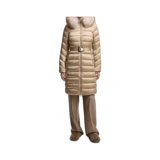 Leersie Hooded Long Down Jacket