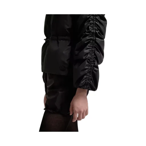 Louviere Zip-Up Hooded Short Padded Jacket