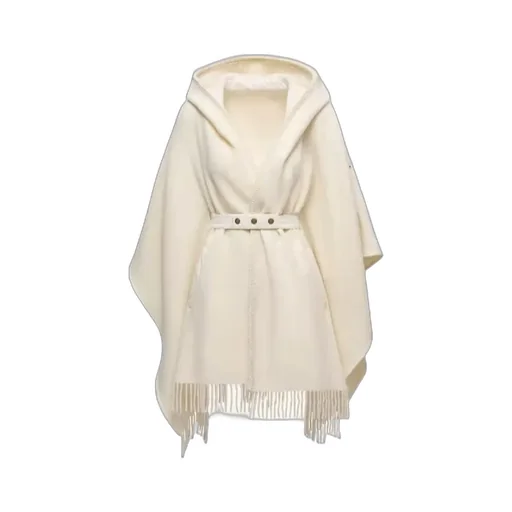Belted Fringed Cape