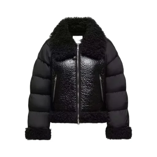 Rubrouk Teddy-Trimmed Short Down Jacket