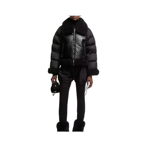 Rubrouk Teddy-Trimmed Short Down Jacket