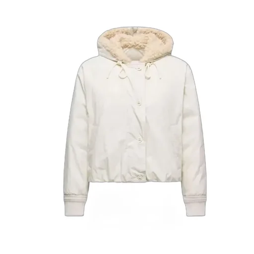 Nisiro Teddy-Trimmed Hooded Short Down Jacket