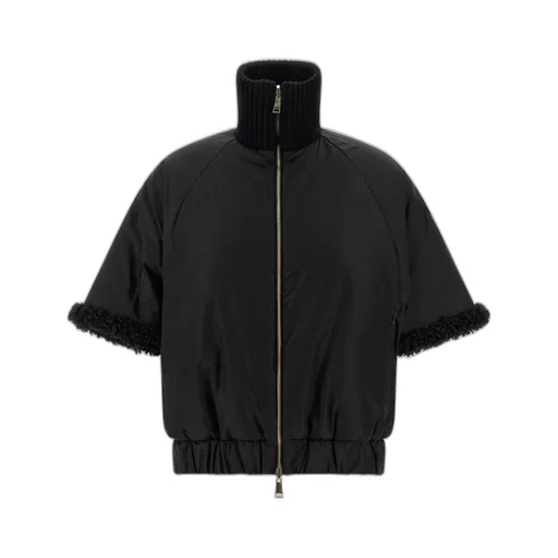 Logo Patch Short Sleeved Jacket
