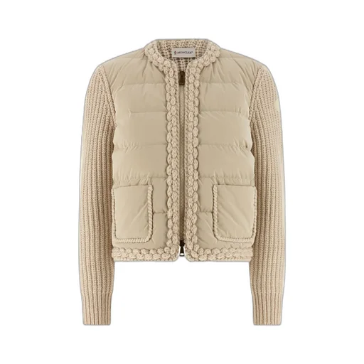 Zip-Up Padded Cardigan
