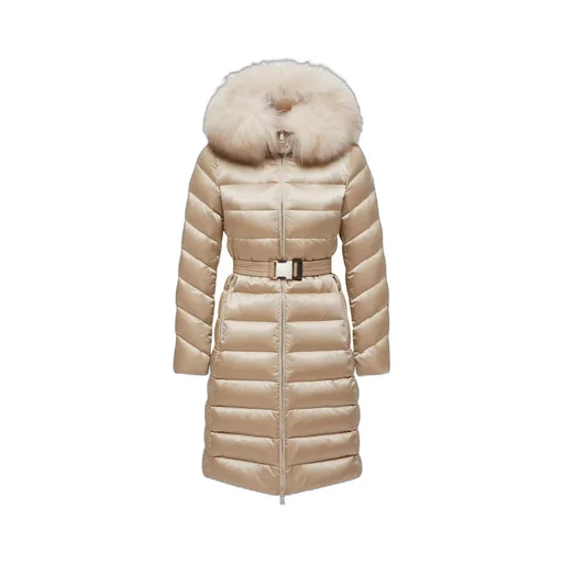 Leersie Hooded Long Down Jacket