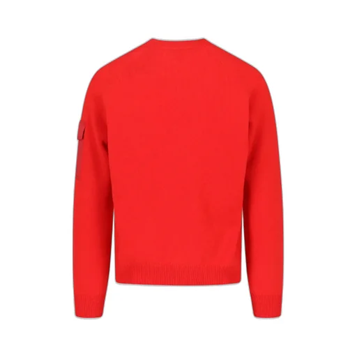 Logo Patch Crewneck Sweater