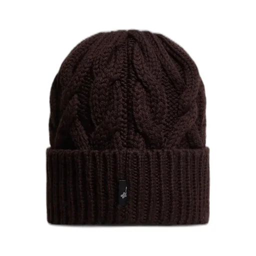 Grenoble Logo Patch Knitted Beanie