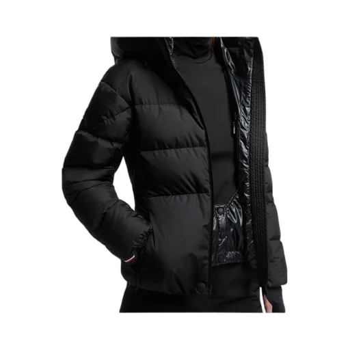 Buckled Waist Padded Jacket