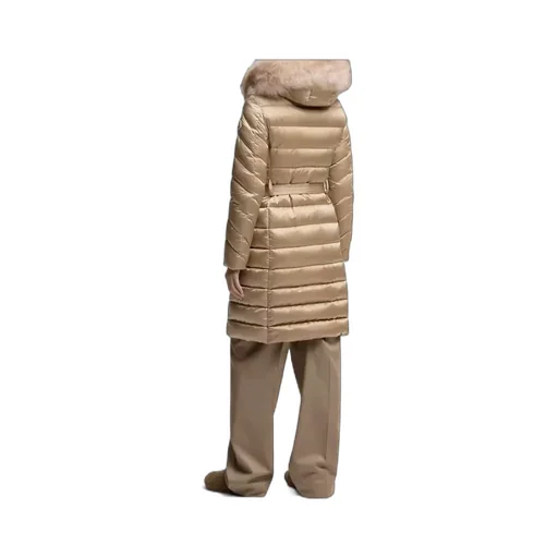 Leersie Hooded Long Down Jacket