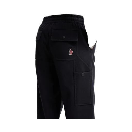 Embossed Logo Cotton Track Pants